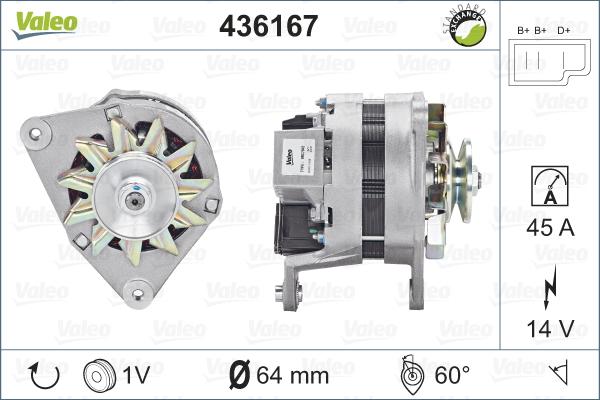 Valeo 436167 - Alternatore www.autoricambit.com