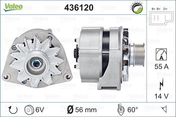 Valeo 436120 - Alternatore www.autoricambit.com