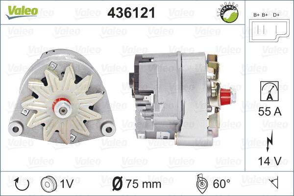 Valeo 436121 - Alternatore www.autoricambit.com