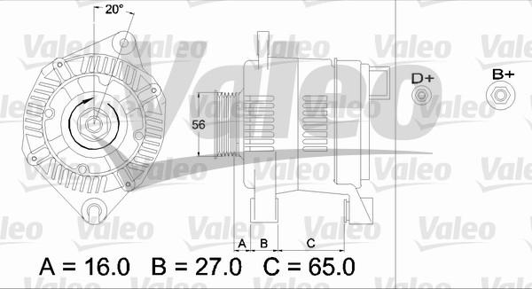 Valeo 436344 - Alternatore www.autoricambit.com