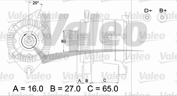 Valeo 436340 - Alternatore www.autoricambit.com