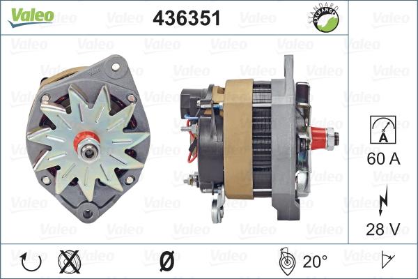 Valeo 436351 - Alternatore www.autoricambit.com