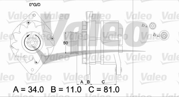 Valeo 436301 - Alternatore www.autoricambit.com