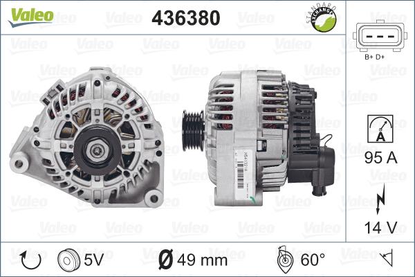 Valeo 436380 - Alternatore www.autoricambit.com