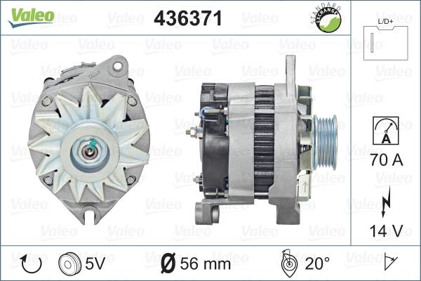 Valeo 436371 - Alternatore www.autoricambit.com