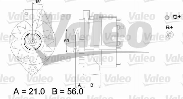 Valeo 436296 - Alternatore www.autoricambit.com