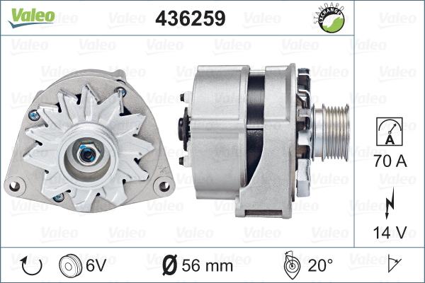 Valeo 436259 - Alternatore www.autoricambit.com