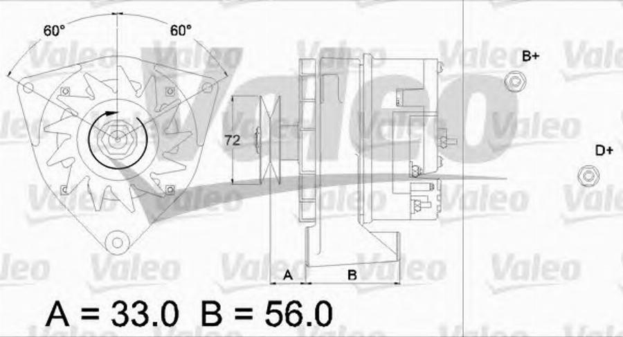 Valeo 436 266 - Alternatore www.autoricambit.com