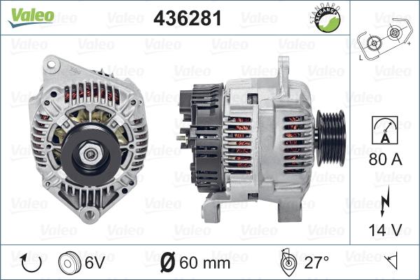 Valeo 436281 - Alternatore www.autoricambit.com