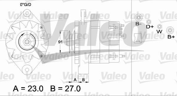 Valeo 436274 - Alternatore www.autoricambit.com