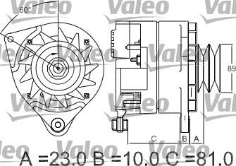 Valeo 436273 - Alternatore www.autoricambit.com