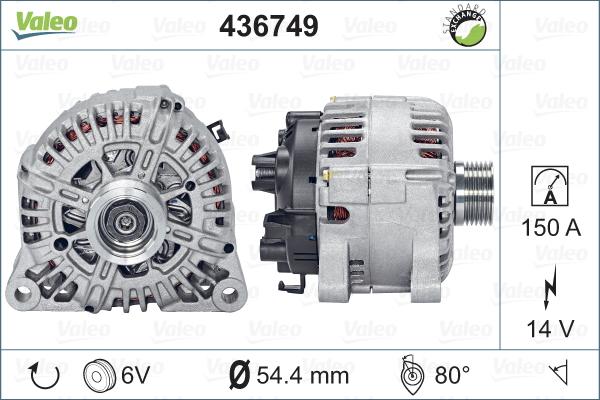 Valeo 436749 - Alternatore www.autoricambit.com