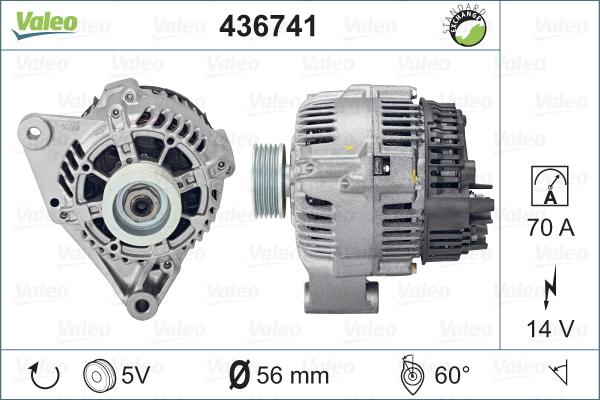 Valeo 436741 - Alternatore www.autoricambit.com