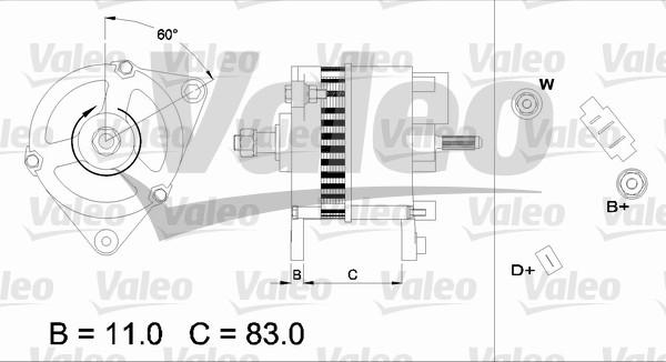 Valeo 436754 - Alternatore www.autoricambit.com