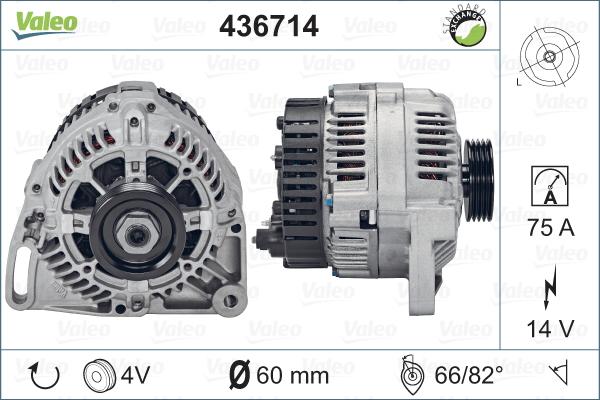 Valeo 436714 - Alternatore www.autoricambit.com