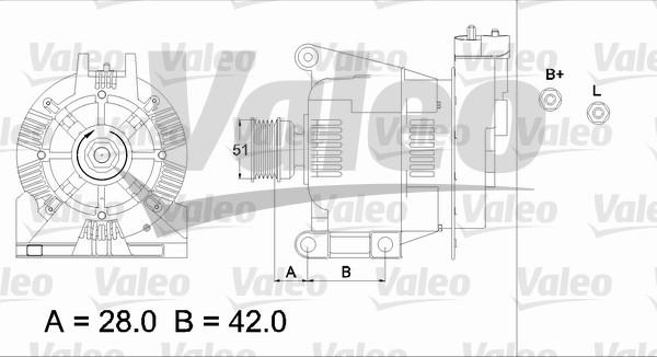 Valeo 436732 - Alternatore www.autoricambit.com