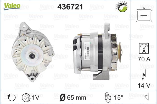 Valeo 436721 - Alternatore www.autoricambit.com