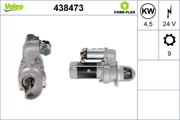 Valeo 438473 - Motorino d'avviamento www.autoricambit.com