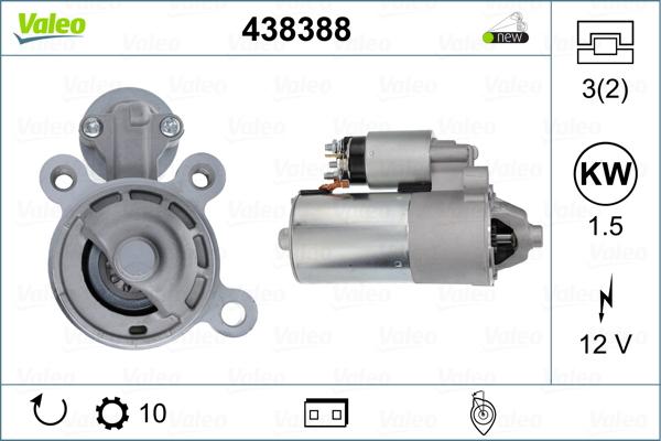 Valeo 438388 - Motorino d'avviamento www.autoricambit.com