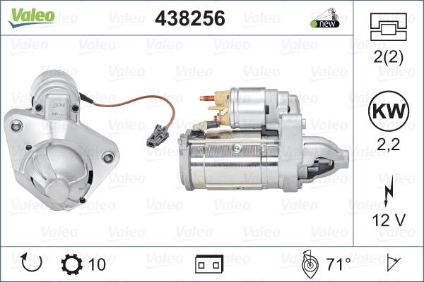 Valeo 438256 - Motorino d'avviamento www.autoricambit.com