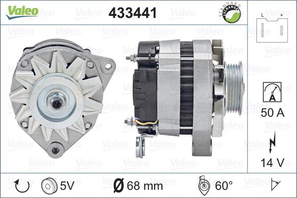 Valeo 433441 - Alternatore www.autoricambit.com