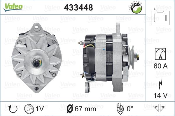 Valeo 433448 - Alternatore www.autoricambit.com