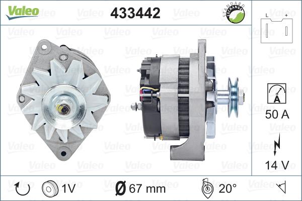 Valeo 433442 - Alternatore www.autoricambit.com