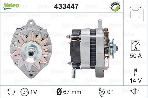 Valeo 433447 - Alternatore www.autoricambit.com