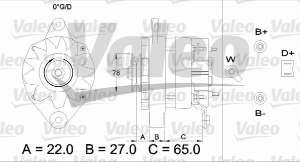 Valeo 433451 - Alternatore www.autoricambit.com