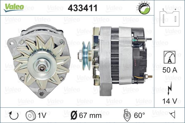 Valeo 433411 - Alternatore www.autoricambit.com