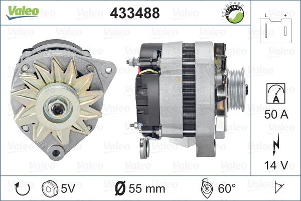 Valeo 433488 - Alternatore www.autoricambit.com