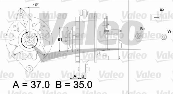 Valeo 433471 - Alternatore www.autoricambit.com