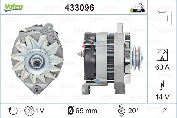 Valeo 433096 - Alternatore www.autoricambit.com