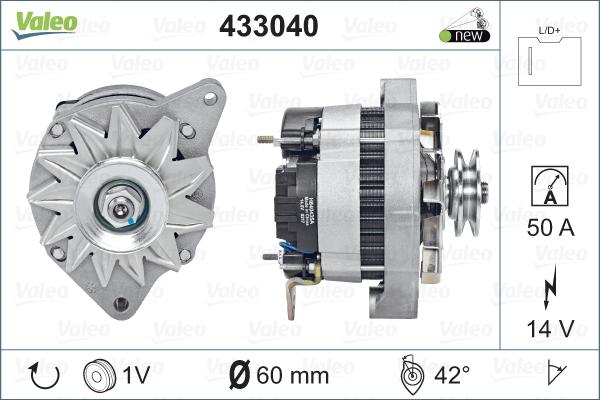 Valeo 433040 - Alternatore www.autoricambit.com