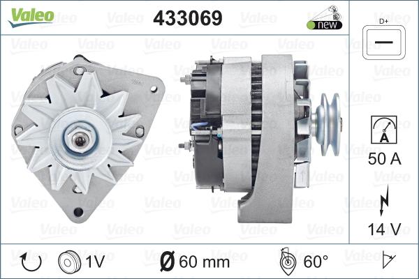 Valeo 433069 - Alternatore www.autoricambit.com