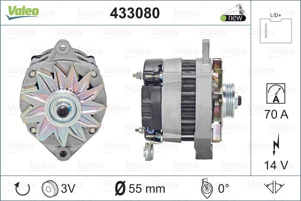 Valeo 433080 - Alternatore www.autoricambit.com