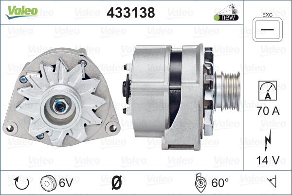 Valeo 433138 - Alternatore www.autoricambit.com