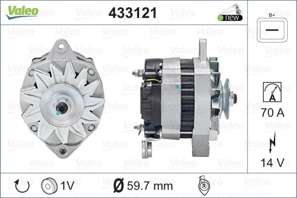 Valeo 433121 - Alternatore www.autoricambit.com