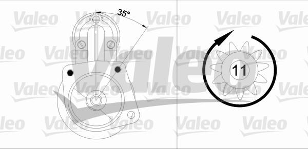 Valeo 433346 - Motorino d'avviamento www.autoricambit.com