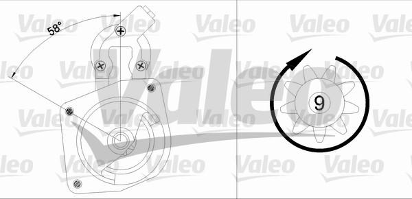 Valeo 433348 - Motorino d'avviamento www.autoricambit.com