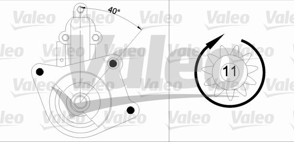 Valeo 433343 - Motorino d'avviamento www.autoricambit.com