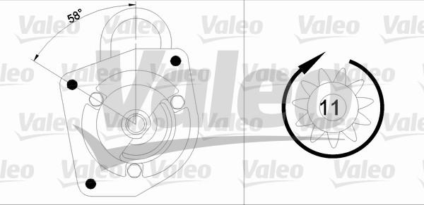 Valeo 433301 - Motorino d'avviamento www.autoricambit.com