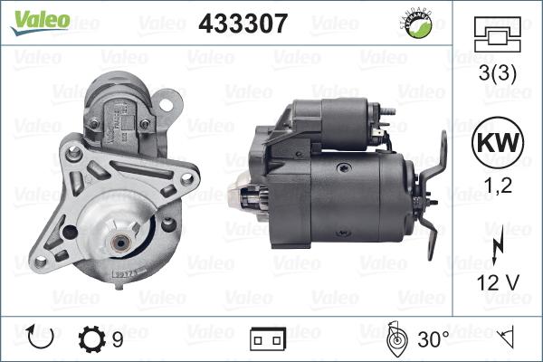 Valeo 433307 - Motorino d'avviamento www.autoricambit.com