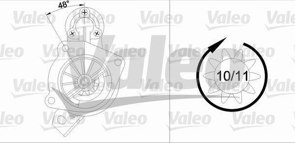 Valeo 433339 - Motorino d'avviamento www.autoricambit.com