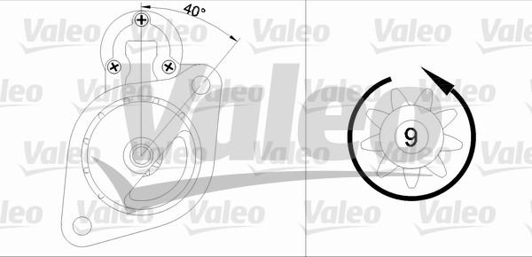 Valeo 433336 - Motorino d'avviamento www.autoricambit.com