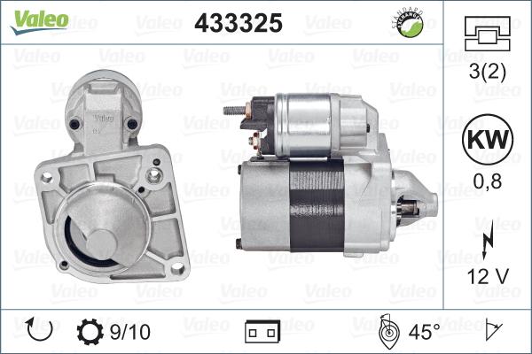 Valeo 433325 - Motorino d'avviamento www.autoricambit.com