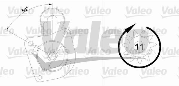 Valeo 433328 - Motorino d'avviamento www.autoricambit.com