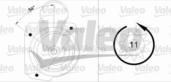 Valeo 433327 - Motorino d'avviamento www.autoricambit.com