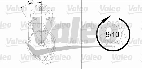 Valeo 433296 - Motorino d'avviamento www.autoricambit.com