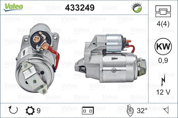 Valeo 433249 - Motorino d'avviamento www.autoricambit.com